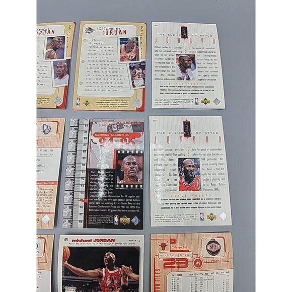 Michael Jordan Lot of 12 Trading Cards Variety Classic HOF Basketball Golf - Picture 10 of 12